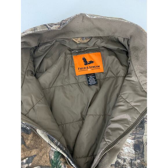 Men Field & Stream Realtree Xtra Camo zip-up fleece hunting jacket 2XL - Picture 4 of 4